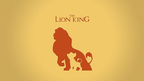 Lion King tapeter, tecknad film, Disney, Lion King, Simba, Mufasa, Thr Lion King, HD tapet HD wallpaper