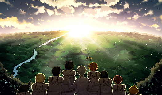 Anime, das versprochene Nimmerland, HD-Hintergrundbild HD wallpaper