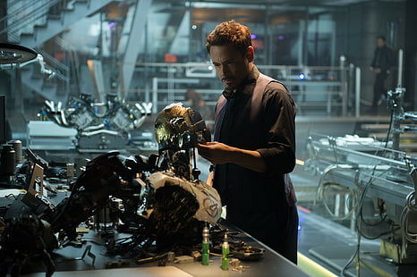 Yenilmezler: Ultron Çağı, Tony Stark, Robert Downey Jr., HD masaüstü duvar kağıdı HD wallpaper