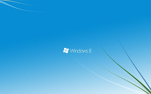 Windows 8, син фон, работен плот, windows 8, син фон, работен плот, HD тапет HD wallpaper