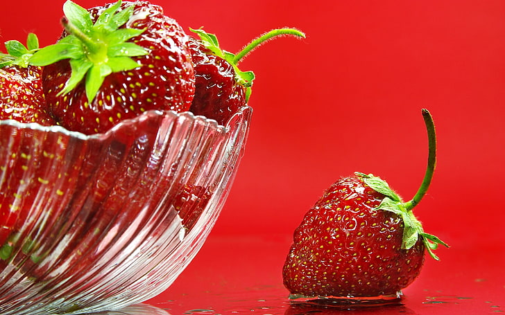 strawberry hd, HD wallpaper