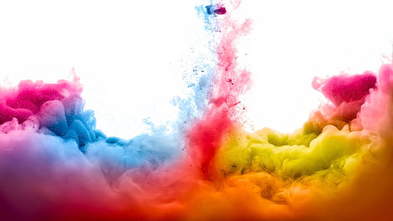 color, colorful, colors, smoke, HD wallpaper HD wallpaper