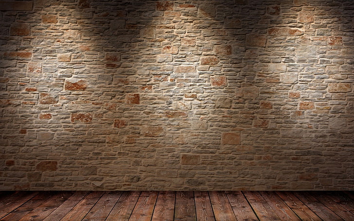 brauner und schwarzer Teppich, Wand, HD-Hintergrundbild