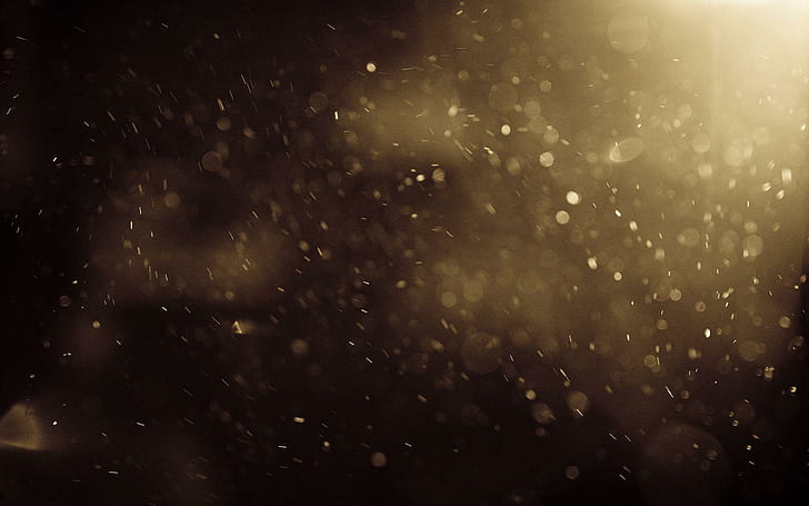 Partículas de poeira, poeira marrom, fotografia, 1920x1200, luz, poeira, partícula, HD papel de parede
