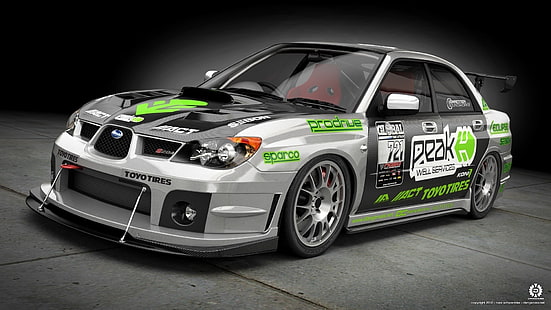 auto, auto da rally, Subaru Impreza, Sfondo HD HD wallpaper