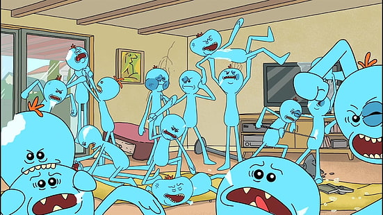 TV Show, Rick and Morty, Mr. Meeseeks (Rick and Morty), HD wallpaper HD wallpaper