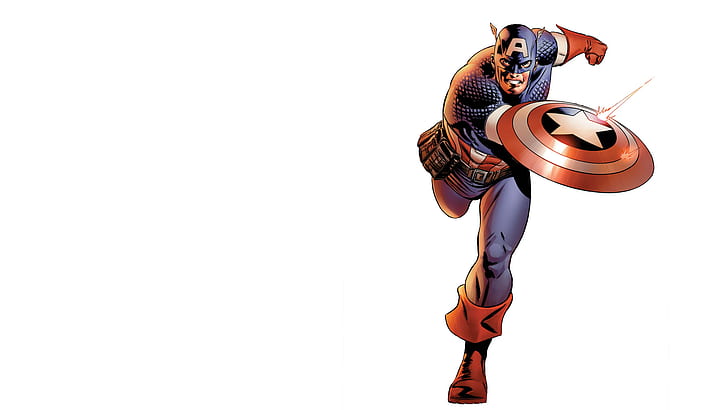 Captain America Shield White HD, kreskówka / komiks, biały, ameryka, kapitan, tarcza, Tapety HD