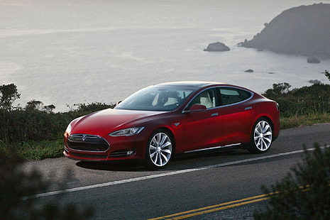 Tesla S, coche, Tesla Motors, Fondo de pantalla HD HD wallpaper