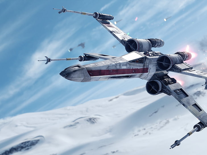 Star Wars Fighter-PC-Spiel HD Wallpaper, Star Wars X-Wing digitale Tapete, HD-Hintergrundbild