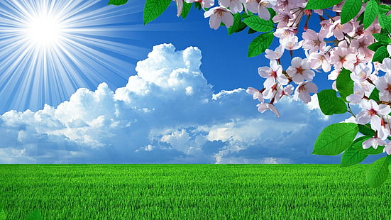 Природа Весна, Пейзаж, фон, природа, 1920x1080, 4k фото, HD обои HD wallpaper