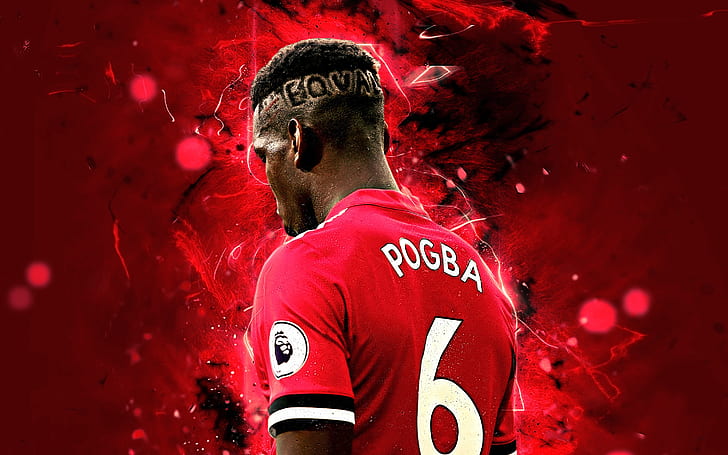 Fotboll, Paul Pogba, franska, Manchester United F.C., HD tapet