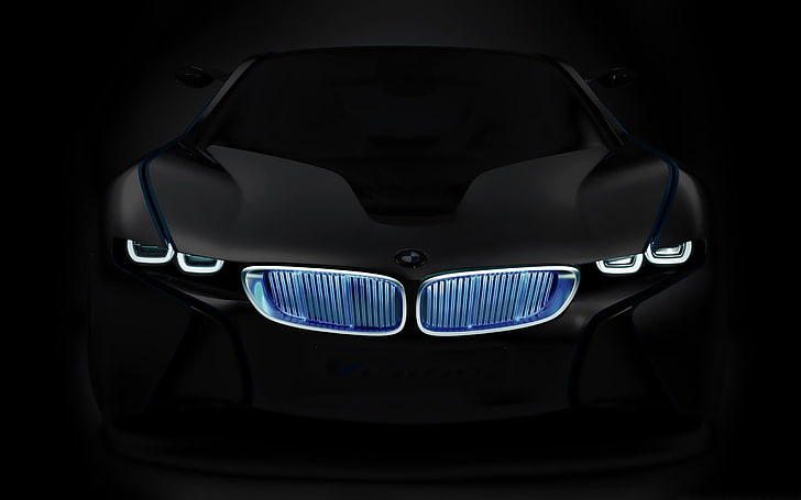 bmw czarne samochody fotomanipulacje 2560x1600 Samochody BMW HD Art, czarne, BMW, Tapety HD