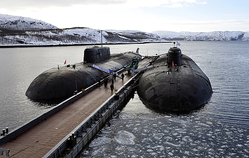 海軍、潜水艦、潜水艦、原子力潜水艦「スモレンスク」プロジェクト949A、原子力潜水艦、原子力潜水艦「ヴォロネジ」プロジェクト949A「アンティ」、 HDデスクトップの壁紙 HD wallpaper