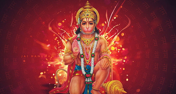 Sri Anjaneya, Buddha Hanuman, Dewa, Dewa Hanuman, Hanuman, Tuan, Wallpaper HD HD wallpaper
