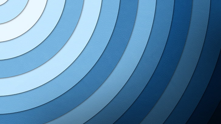 синя спирална илюстрация, тъмно, светло, кръг, сини тонове, HD тапет