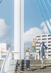 Amour en direct! Soleil, Takami Chika, Matsuura Kanan, Kunikida Hanamaru, Fond d'écran HD HD wallpaper