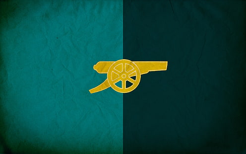 фон, лого, емблема, пистолет, Арсенал, футболен клуб, артилеристите, HD тапет HD wallpaper
