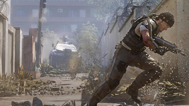 ilustrasi permainan komputer, Call of Duty: Advanced Warfare, Call of Duty, video game, first-person shooter, Wallpaper HD
