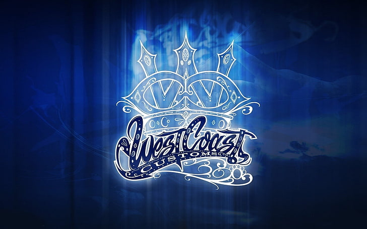 Logo de la côte ouest, West Coast Customs, voiture, Fond d'écran HD