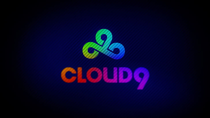 Cloud9, rainbows, 9, cs, bleu, Fond d'écran HD