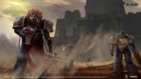 Warhammer 40,000, Gladius, นาวิกโยธินอวกาศ, Adeptus Astartes, Games Workshop, วอลล์เปเปอร์ HD HD wallpaper