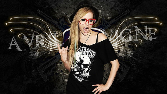 Simply Avril Lavigne, Avril Lavigne, muzyka, singiel, celebryci, gwiazdy, dziewczyny, hollywood, kobiety, śpiewaczki, simp, Tapety HD HD wallpaper