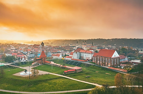 miasto, Litwa, Kowno, Tapety HD HD wallpaper