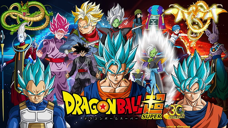 วอลล์เปเปอร์ดิจิตอล Dragon Ball Super, Dragon Ball, Dragon Ball Super, Beerus (Dragon Ball), Black (Dragon Ball), Black Goku, Bulma (Dragon Ball), Goku, Gowasu (Dragon Ball), Mai (Dragon Ball), SSGSS Goku , SSGSS Vegeta, SSGSS Vegito, SSR Black, Shenron (Dragon Ball), Supreme Kai (Dragon Ball), Trunks (Dragon Ball), Vegeta (Dragon Ball), Vegito (Dragon Ball), Whis (Dragon Ball), Zamasu (Dragon Ball), Zarama (ดราก้อนบอล), Zeno (Dragon Ball), วอลล์เปเปอร์ HD