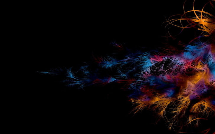 blue, red, and yellow spark wallpaper, Abstract, Cool, Artistic, CGI, Colors, Pattern, Shapes, Texture, HD wallpaper