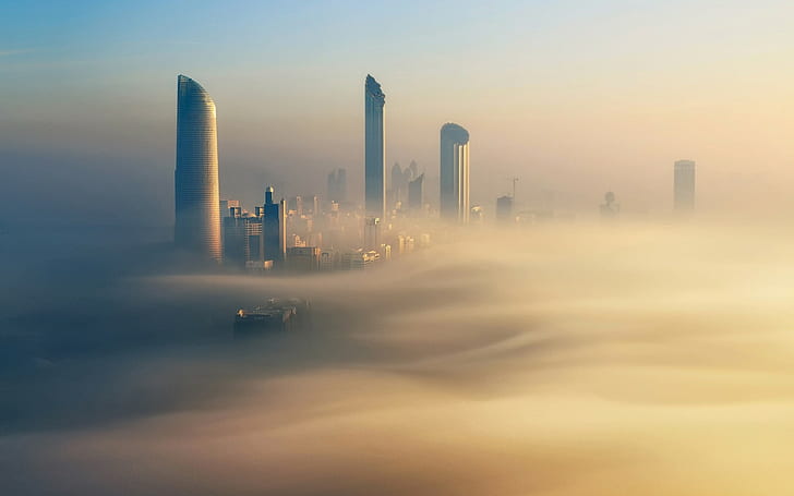 United Arab Emirates, city, photography, HD wallpaper