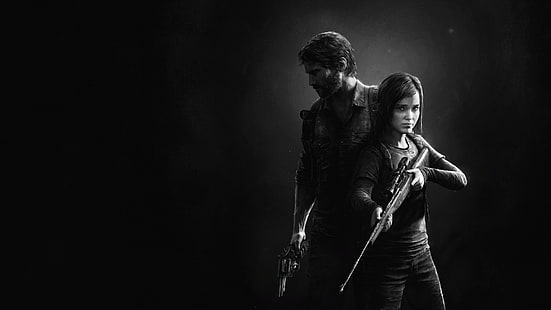 The Last of Us, gry wideo, Ellie, Joel, Tapety HD HD wallpaper