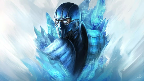 Mortal Kombat Sub-Zero hintergrundbild, spiel, Mortal Kombat, Sub-Zero, h1fey, HD-Hintergrundbild HD wallpaper