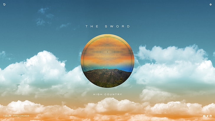 white clouds, band, The Sword, HD wallpaper