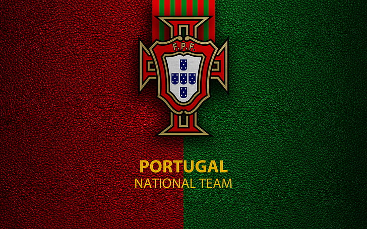 サッカー、ポルトガルナショナルフットボールチーム、エンブレム、ロゴ、ポルトガル、 HDデスクトップの壁紙