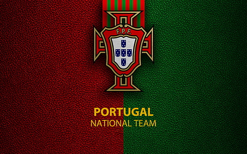 Fotboll, Portugal fotbollslandslag, emblem, logotyp, Portugal, HD tapet HD wallpaper