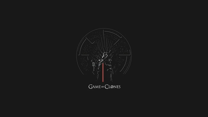 star wars game of thrones crossover darth vader minimalism iron throne mix up, HD tapet