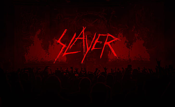 métal, logo, groupe, slayer, thrash metal, concert, Fond d'écran HD