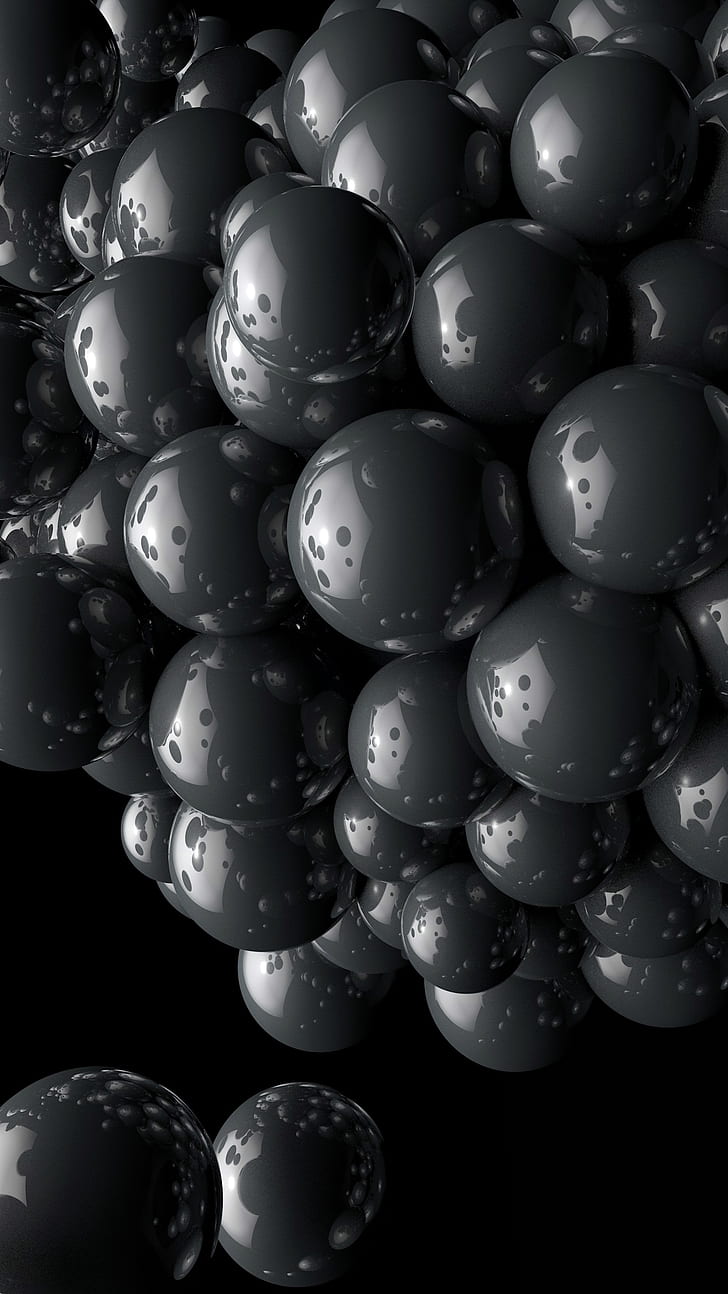 balls, magnet, gray, cluster, compound, HD wallpaper