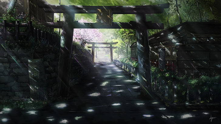 free download | Anime, landscape, HD wallpaper | Wallpaperbetter