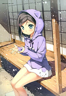 Tsutsukakushi Tsukiko, Kantoku, Snow, tsutsukakushi tsukiko, kantoku, śnieg, Tapety HD HD wallpaper