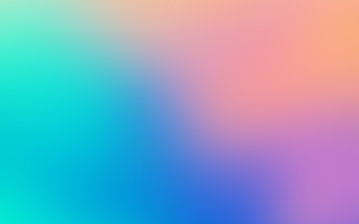 pastel, icecream, gradation, blur, HD wallpaper