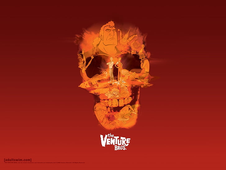 The Venture Bros., skull, cartoon, Adult Swim, HD wallpaper