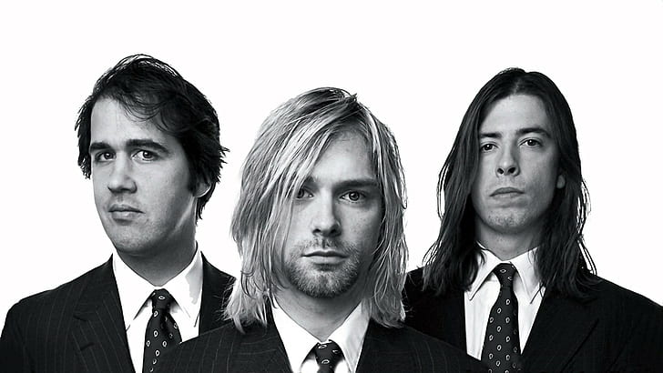 Nirvana Kurt Cobain Dave Grohl Krist Novoselic, HD-Hintergrundbild
