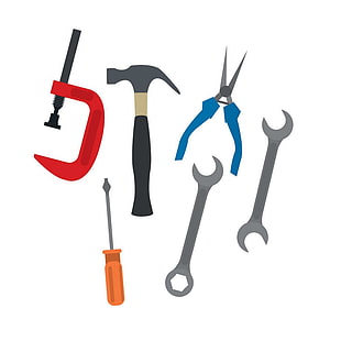 building, hammer, pliers, power tools, screwdriver, spanners, toolbox, tools, work, HD wallpaper HD wallpaper