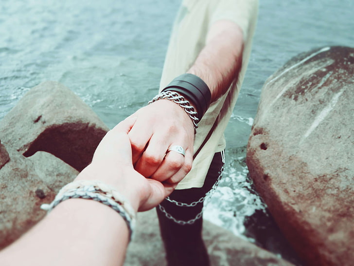 couple, friendship, hands, handshake, help, holding hands, love, people, support, together, trust, HD wallpaper