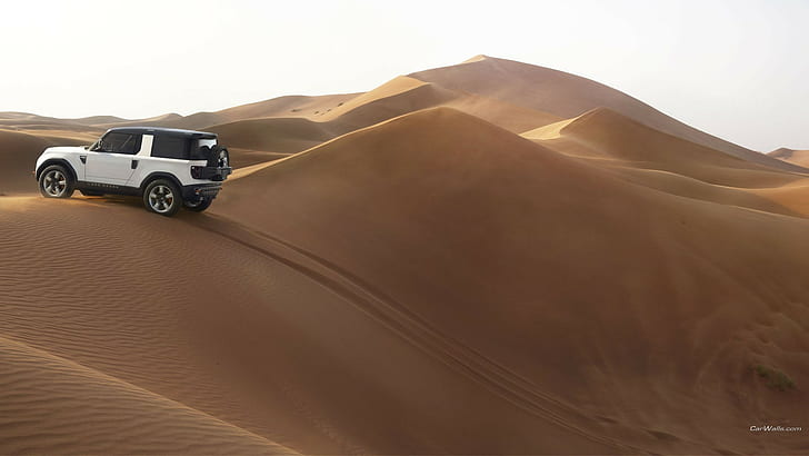 desierto, duna, vehículo, Fondo de pantalla HD