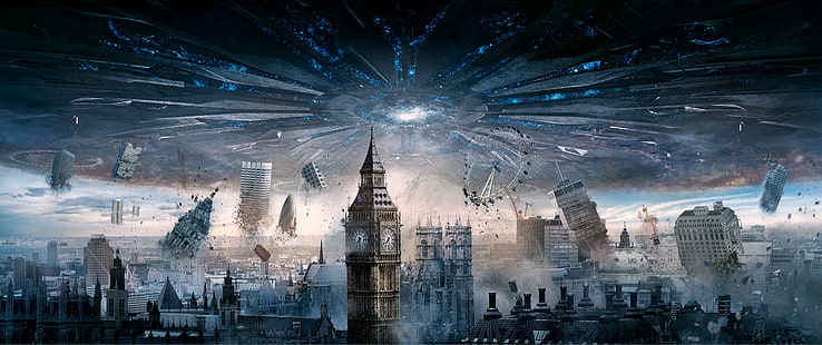 خلفية رقمية لفيلم عيد الاستقلال ، لندن ، عيد الاستقلال ، الانبعاث ، 4K، خلفية HD HD wallpaper