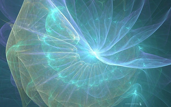 green and white light illustration, spiral, spin, line, smoke, HD wallpaper