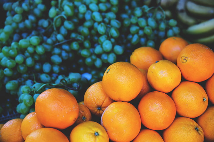 الفاكهة والغذاء والبرتقال (فاكهة)، خلفية HD