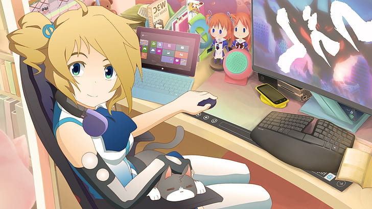 Anime Anime Mädchen Internet Explorer Aizawa Inori, HD-Hintergrundbild